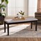 Baxton Studio Teresa Grey Upholstered and Dark Brown Finished Wood Dining Bench 170-10915 - alternate 5